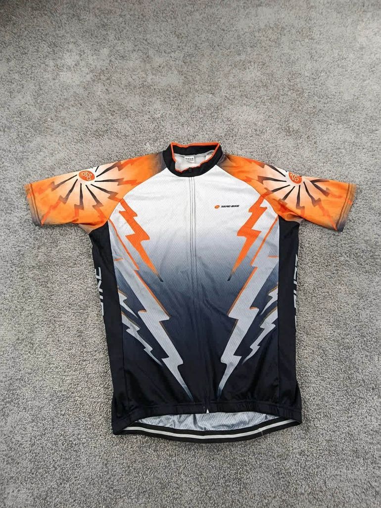 zero bike maillot velo homme taille l -39 6824 cyclisme route respirant bike d'occasion — image 1 sur 7