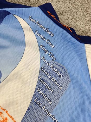 Käytetty Voler maillot débardeur velo homme taille l -39 6855 cyclisme route respirant San Francisco aids bike — kuva 4 / 5