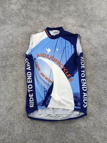 Käytetty Voler maillot débardeur velo homme taille l -39 6855 cyclisme route respirant San Francisco aids bike