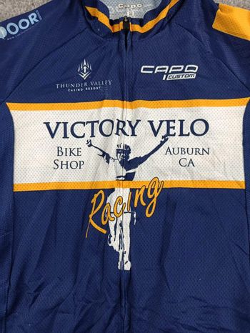Used Capo maillot velo homme taille m -40 6935 cyclisme route respirant usa auburn bike — image 2 of 8