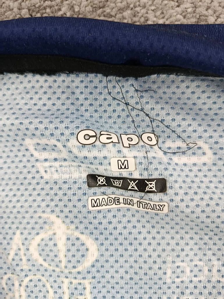 Used Capo maillot velo homme taille m -40 6935 cyclisme route respirant usa auburn bike — image 5 of 8