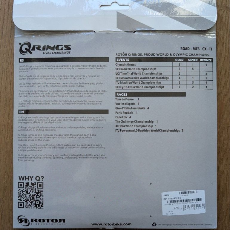 Used Rotor Q-Rings Aero 1x 110 BCD 2024 bike — image 5 of 5