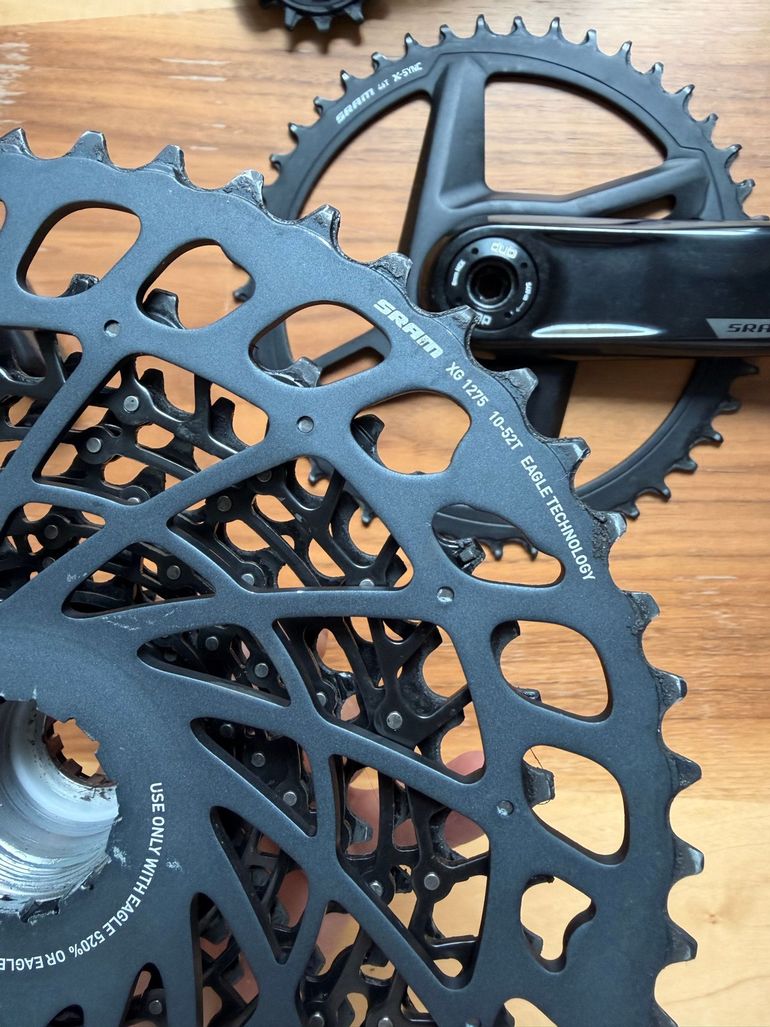 Used Sram Rival AXS XPLR Mullet Set 172.5mm 46T 10-52T bike — image 7 of 8