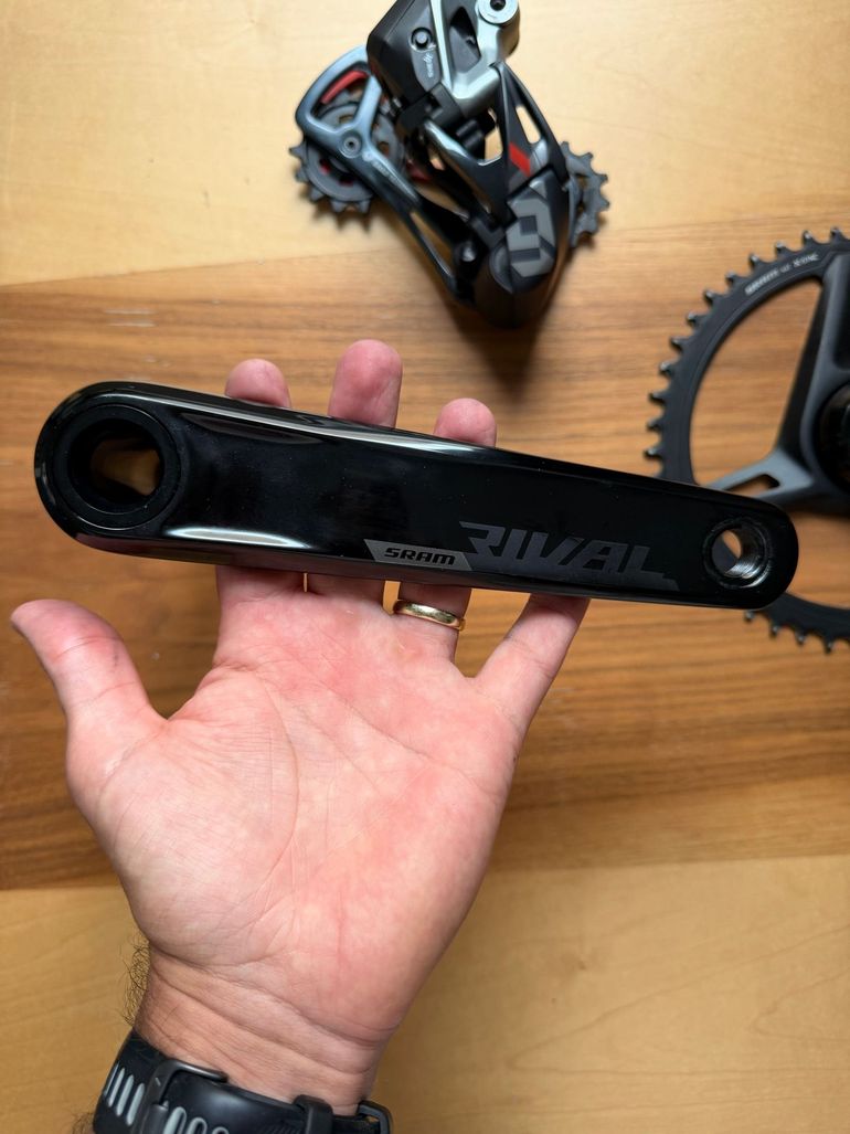 Used Sram Rival AXS XPLR Mullet Set 172.5mm 46T 10-52T bike — image 6 of 8