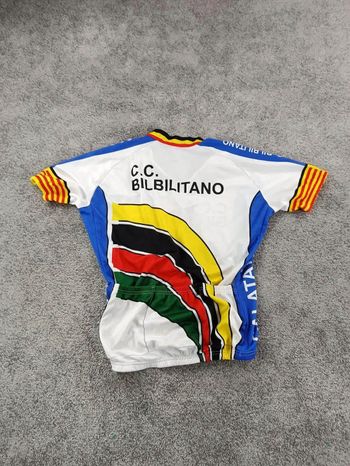 sans maillot velo homme taille M-32 6754 cyclisme route respirant Bilbitlitano bike d'occasion — image 3 sur 4