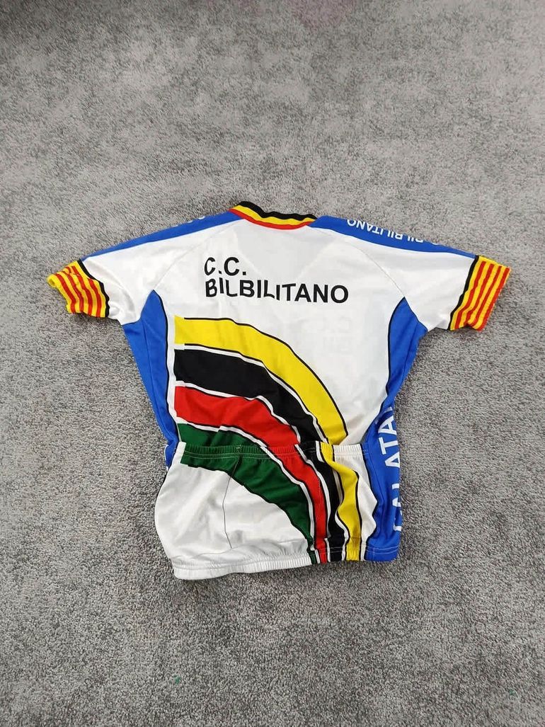 sans maillot velo homme taille M-32 6754 cyclisme route respirant Bilbitlitano bike d'occasion — image 3 sur 4