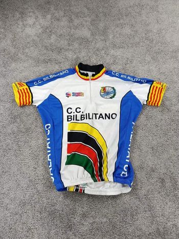 sans maillot velo homme taille M-32 6754 cyclisme route respirant Bilbitlitano bike d'occasion