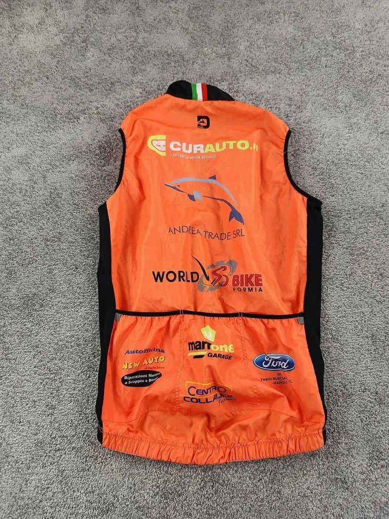 Used DNL gilet coupe-vent velo homme taille s -32 6739 cyclisme route respirant bike — image 4 of 5