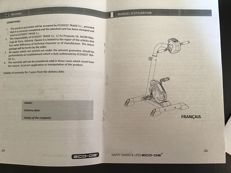 other Pédalier entretien/rééducation électrique bike usato — immagine 6 di 8