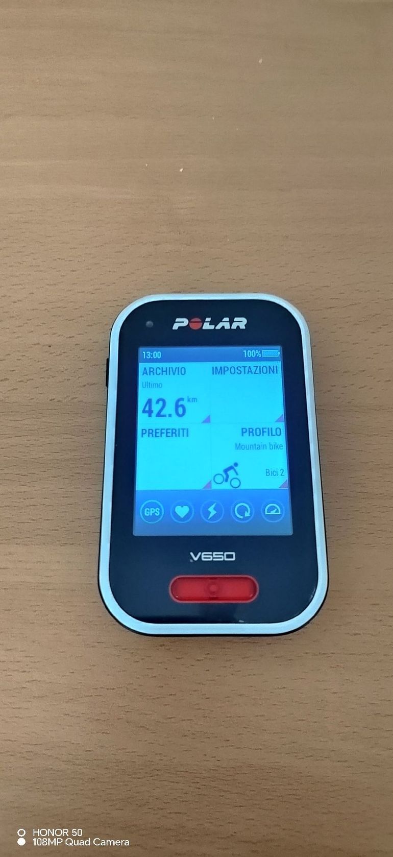 Used Polar V650 GPS Bike Computer 2018 bike — image 2 of 4
