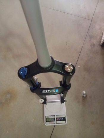 Used Sr Suntour Zeron Fork 27.5 Boost 15x110mm 130mm Travel 35mm Steli bike — image 8 of 12