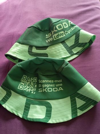 Used Skoda Tour de France Cycling Cap bike
