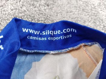 Used silque maillot velo homme taille M-32 6769 cyclisme route respirant Bresil bike — image 3 of 5