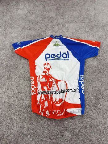 Used silque maillot velo homme taille M-32 6769 cyclisme route respirant Bresil bike — image 4 of 5
