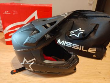Used Alpinestars Missile Pro Solid Full Face Helmet 2025 Cycling Accessories