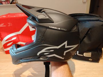 Alpinestars Missile Pro Solid Full Face Helmet 2025 bike usato — immagine 4 di 10