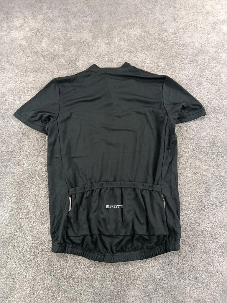Used SPOTTI maillot velo homme taille L-33 6583 cyclisme route respirant noir bike — image 4 of 5