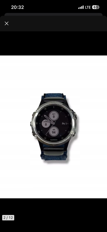 Used Garmin Fenix 5 Plus GPS Watch 2018 bike — image 2 of 10