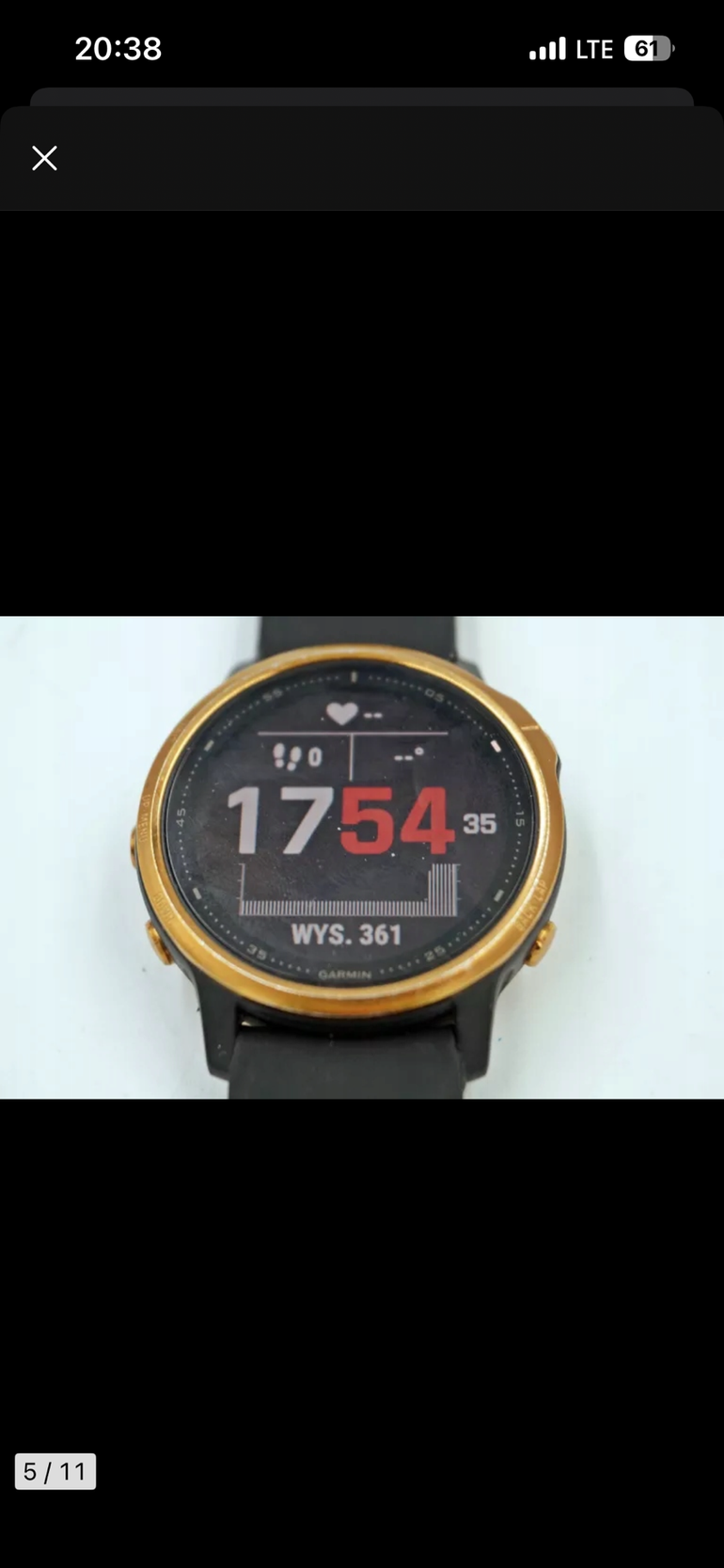 Used Garmin Fenix 6S GPS Watch 2020 bike — image 2 of 7