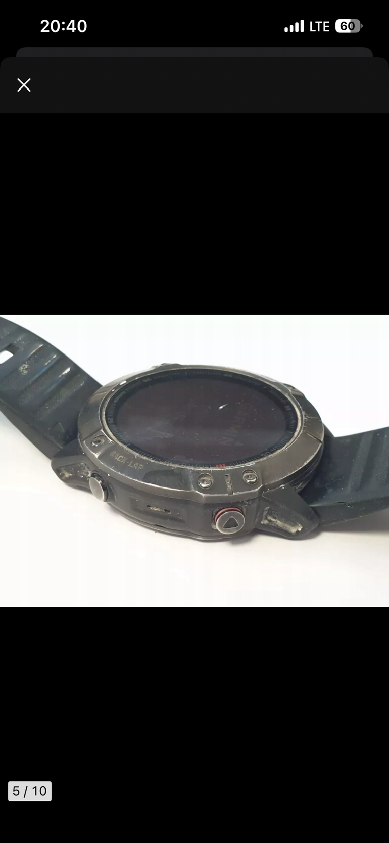 Garmin Fenix 6X Pro GPS Watch 2020 bike d'occasion — image 4 sur 7