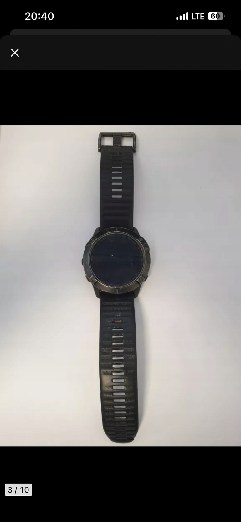 Garmin Fenix 6X Pro GPS Watch 2020 bike d'occasion — image 6 sur 7