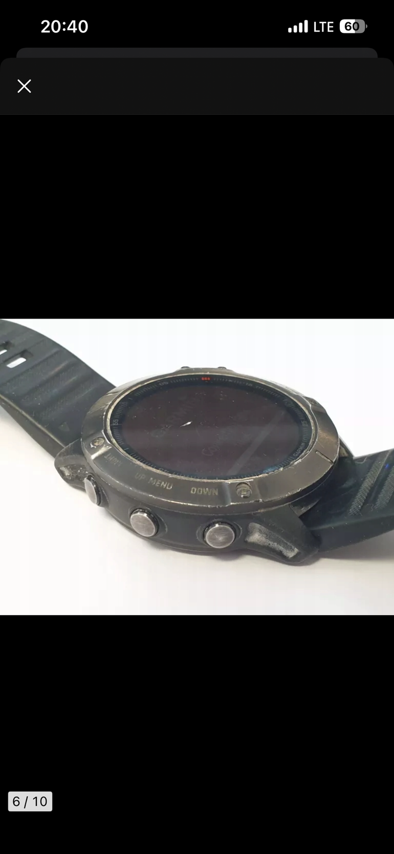 Garmin Fenix 6X Pro GPS Watch 2020 bike d'occasion — image 5 sur 7