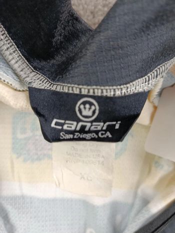 Used Canari maillot velo homme taille xl -32 6651 cyclisme route respirant californie bike — image 3 of 13