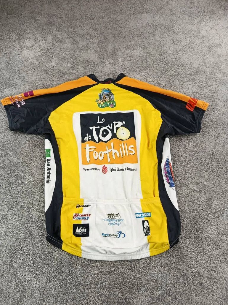 Used Canari maillot velo homme taille xl -32 6651 cyclisme route respirant californie bike — image 6 of 13