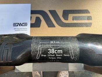 Käytetty Enve SES AR Integrated Compact Handlebar 38cm bike — kuva 2 / 5