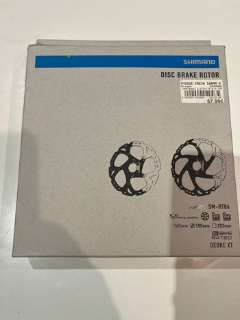 Brugt Shimano SM-RT86 180 mm bike — billede 4 af 4