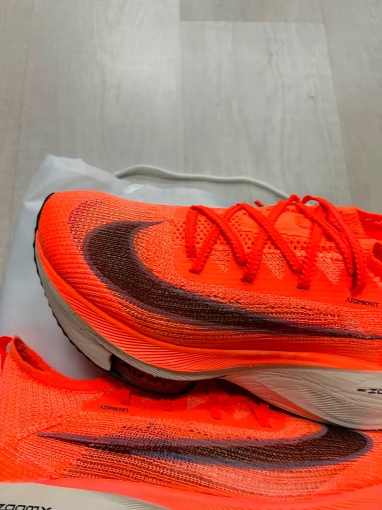 Brugt Orange ZoomX Alphafly Next% bike — billede 5 af 12