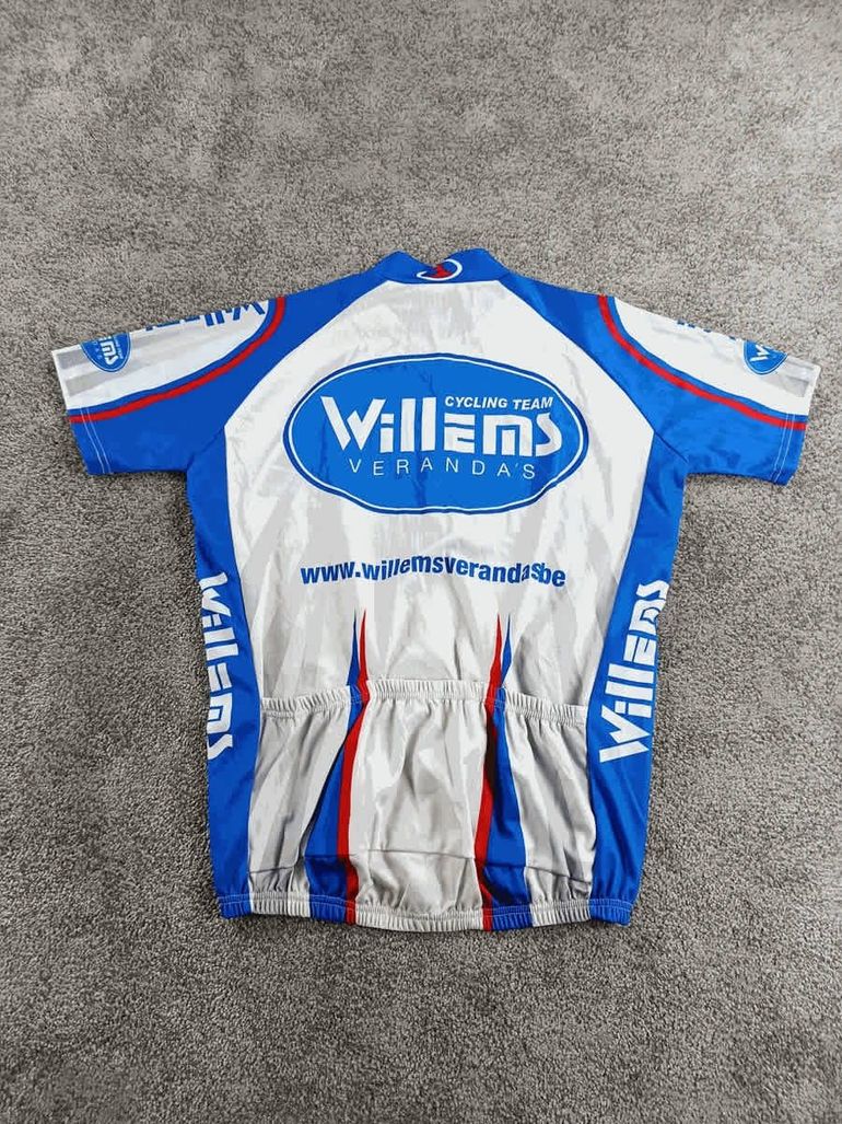 Použité Jartazi Maillot velo homme taille XL - 56 5049 - Willems Veranda's Cycling pro Team bike — obrázek 5 z 6