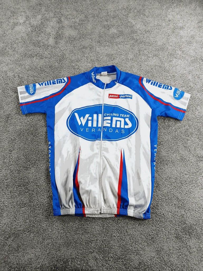 Použité Jartazi Maillot velo homme taille XL - 56 5049 - Willems Veranda's Cycling pro Team bike — obrázek 1 z 6