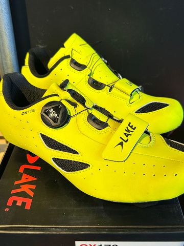 Used Lake CX 176 Yellow EU 40 Cycling Shoes