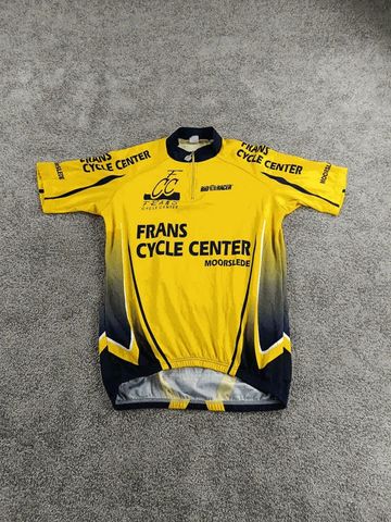 Brugt Bioracer maillot velo homme taille L - 54 5012 - jaune Cycling Clothing