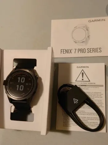 Used Garmin fenix 7 pro solar sapphire bike — image 4 of 4