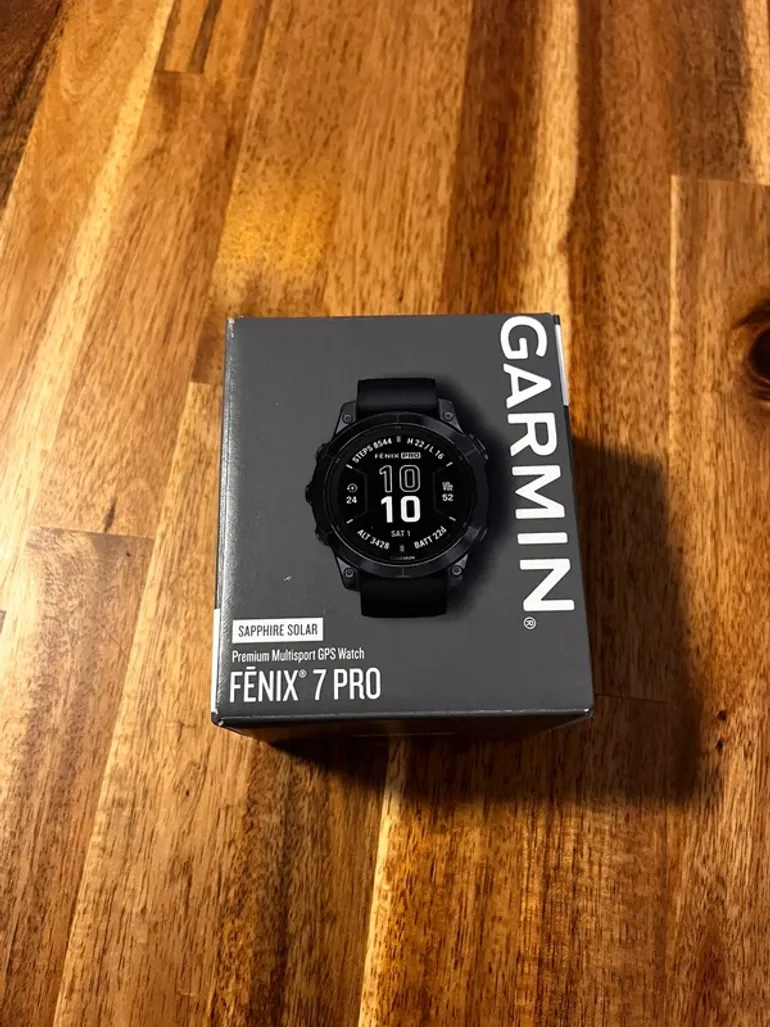 Used Garmin Fenix 7 Pro Saphire Solar 47mm bike — image 2 of 6