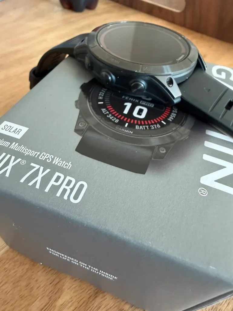 Garmin Fenix 7X Pro Solar bike d'occasion — image 2 sur 6
