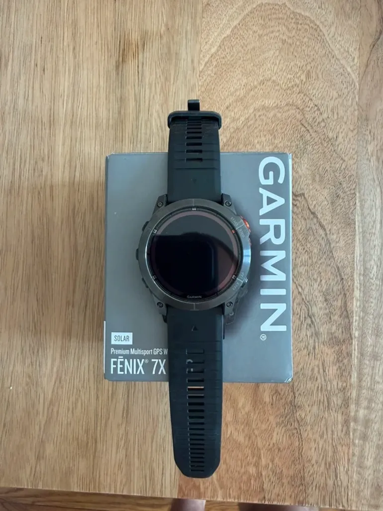Garmin Fenix 7X Pro Solar bike d'occasion — image 1 sur 6