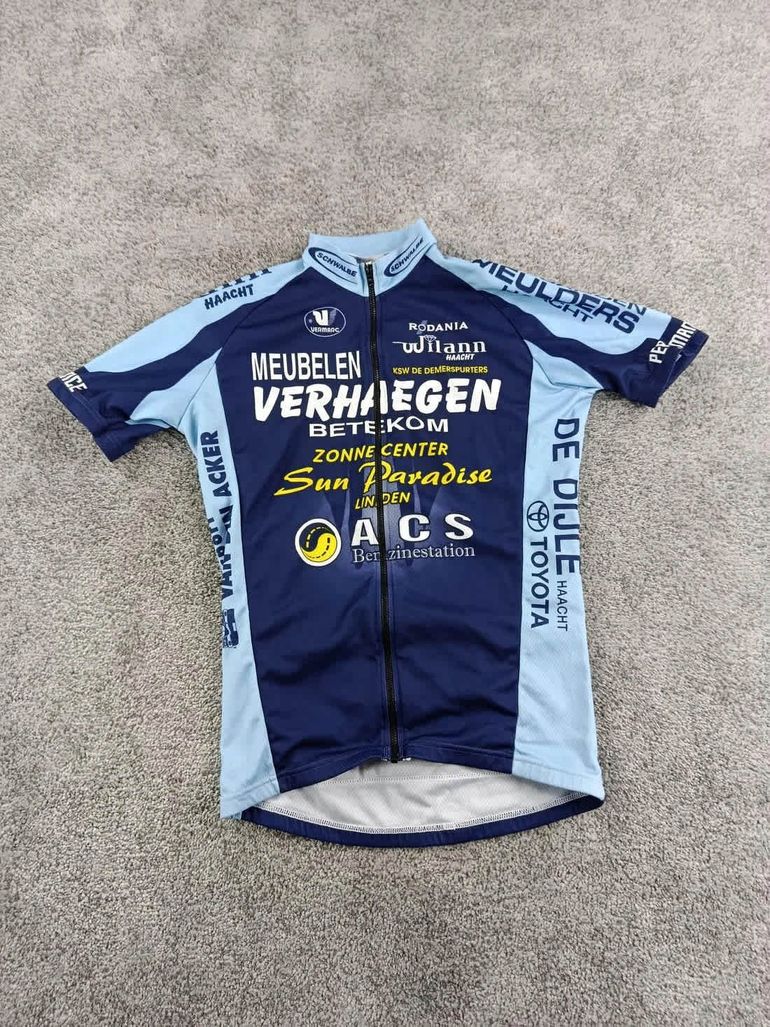 Brugt VERMAC maillot velo homme taille s -24 6221 cyclisme route respirant bike — billede 1 af 8