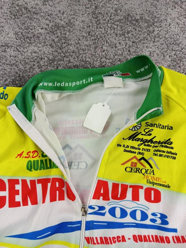 Used LEDA maillot velo homme taille m -24 6181 cyclisme route respirant bike — image 3 of 5
