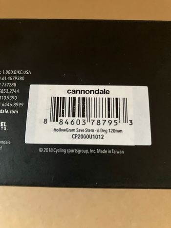 Used Cannondale Hollowgram SAVE Stem 2026 bike — image 2 of 6