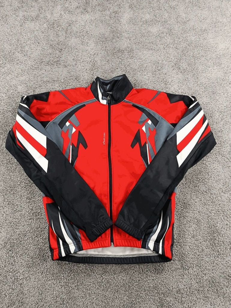Used BTWIN veste velo homme taille S - 90 3870 - Rouge - hiver bike — image 1 of 4