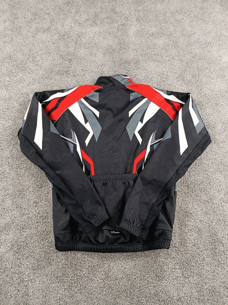 Used BTWIN veste velo homme taille S - 90 3870 - Rouge - hiver bike — image 3 of 4