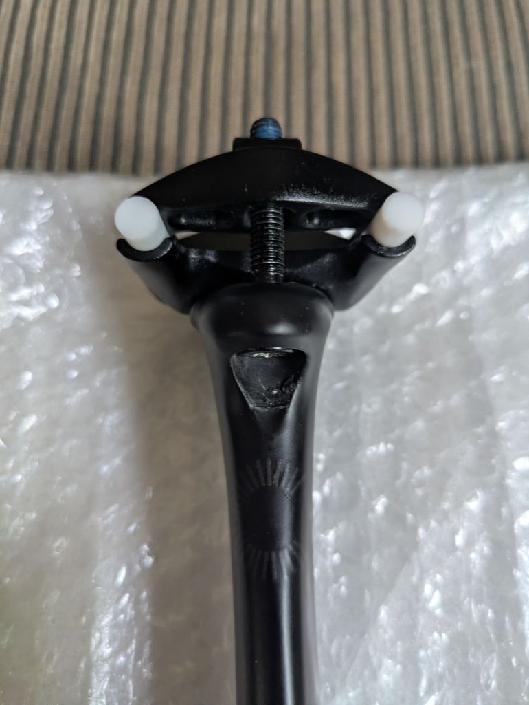 Used Cannondale SuperSix EVO4 C1 40 Aero Carbon Seatpost 330mm 0mm Setback 2024 bike — image 11 of 12