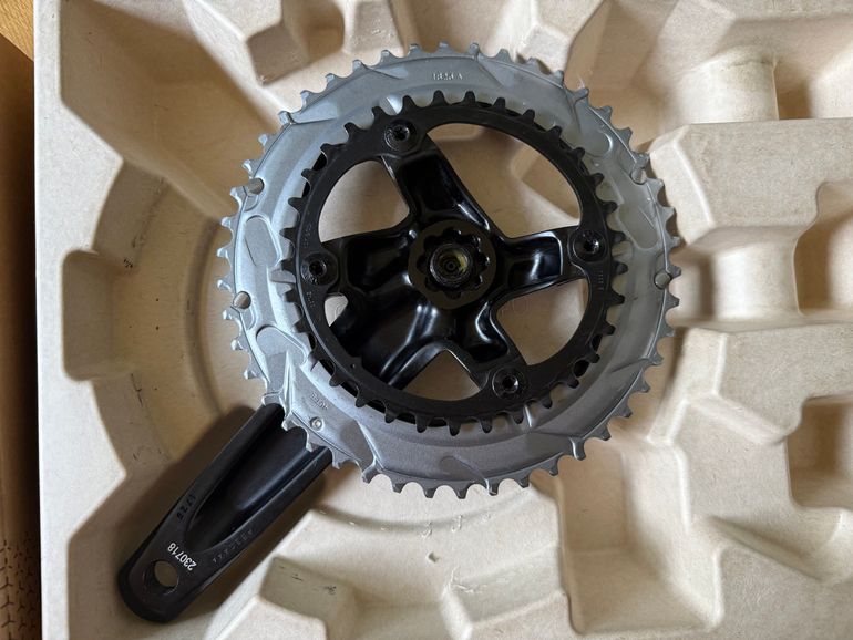 Used Sram Rival AXS DUB Power Meter Crankset 2x12 46/33T 172.5mm 2025 bike — image 2 of 6