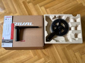 Used Sram Rival AXS DUB Power Meter Crankset 2x12 46/33T 172.5mm 2025 bike — image 3 of 6