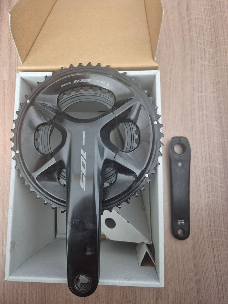 Gebrauchtes Shimano 105 Crank Drivetrain & Pedals