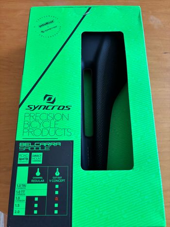 Used Syncros Belcarra V 1.0 Neo Cut Out Carbon Saddle 2026 bike — image 3 of 7