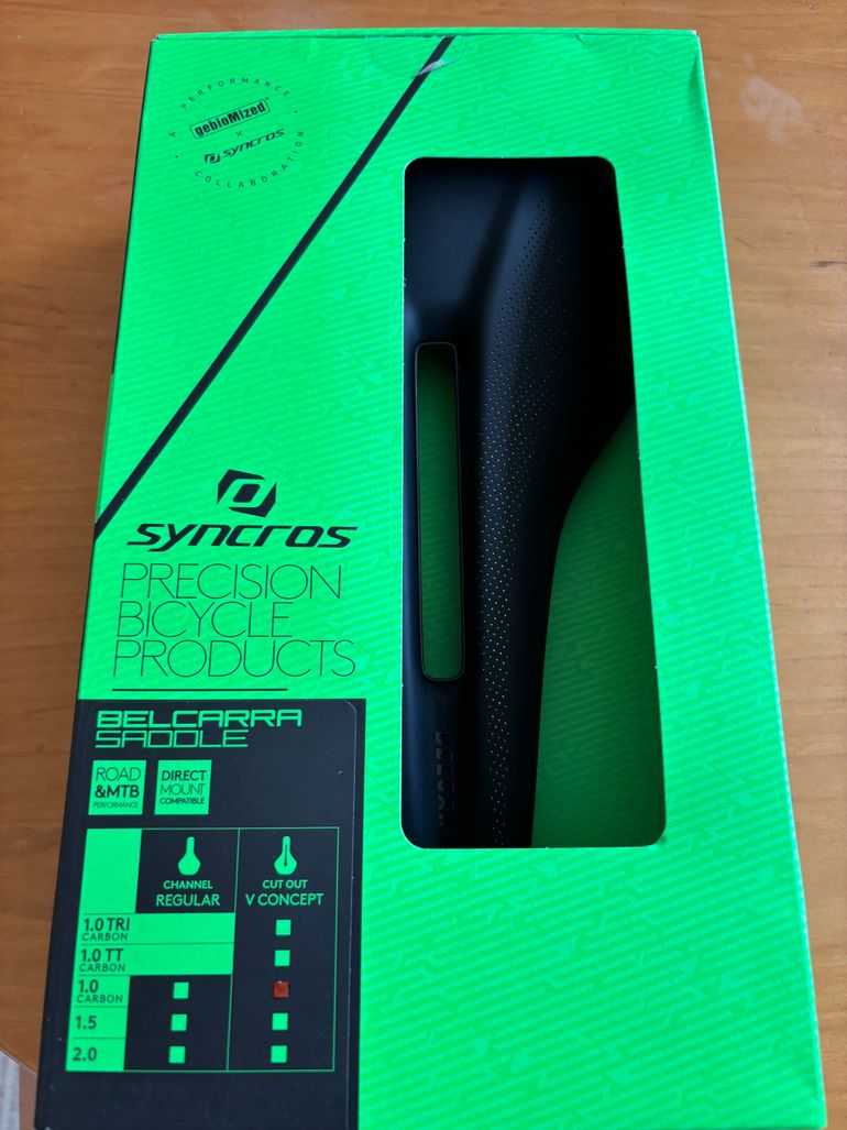 Used Syncros Belcarra V 1.0 Neo Cut Out Carbon Saddle 2026 bike — image 3 of 7